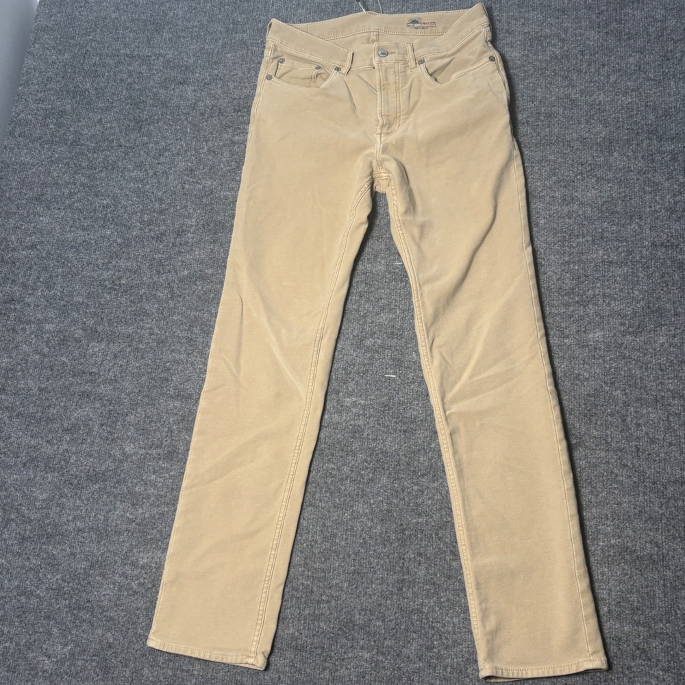 Faherty‎ Movement 5-Pocket Slim Fit Pants Mens 31x32 Khaki Business Casual